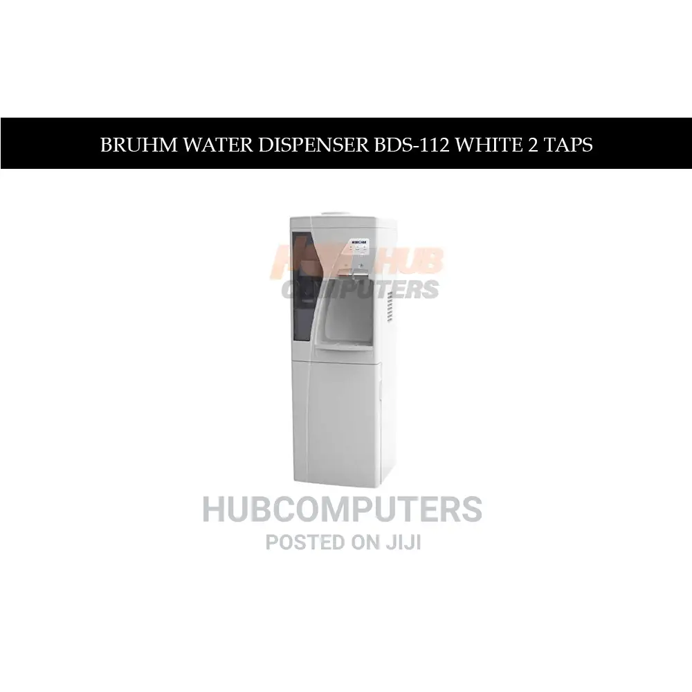 Bruhm Water Dispenser Bds112 White 2 Taps in Madina Kitchen
