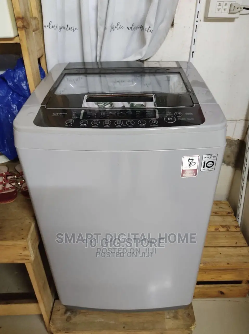 LG 10KG Top Load Washing Machine T1066NEFVF2 in Adabraka