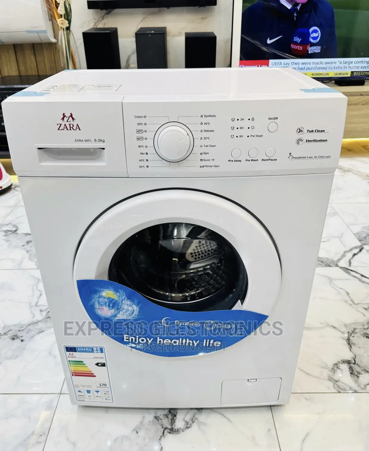 Premium Zara Washing Machine 6KG Full Automatic Front Load in Adabraka
