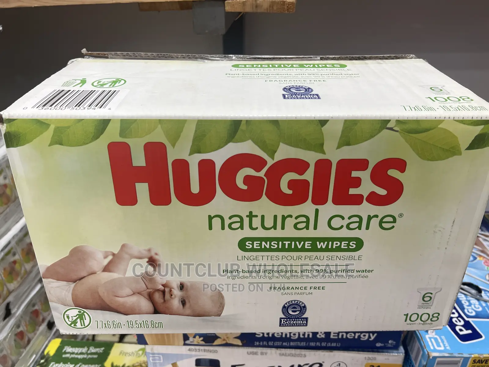Huggies Natural Care Baby Wipes Plus, Unscented, 1152 Wipes in Adabraka