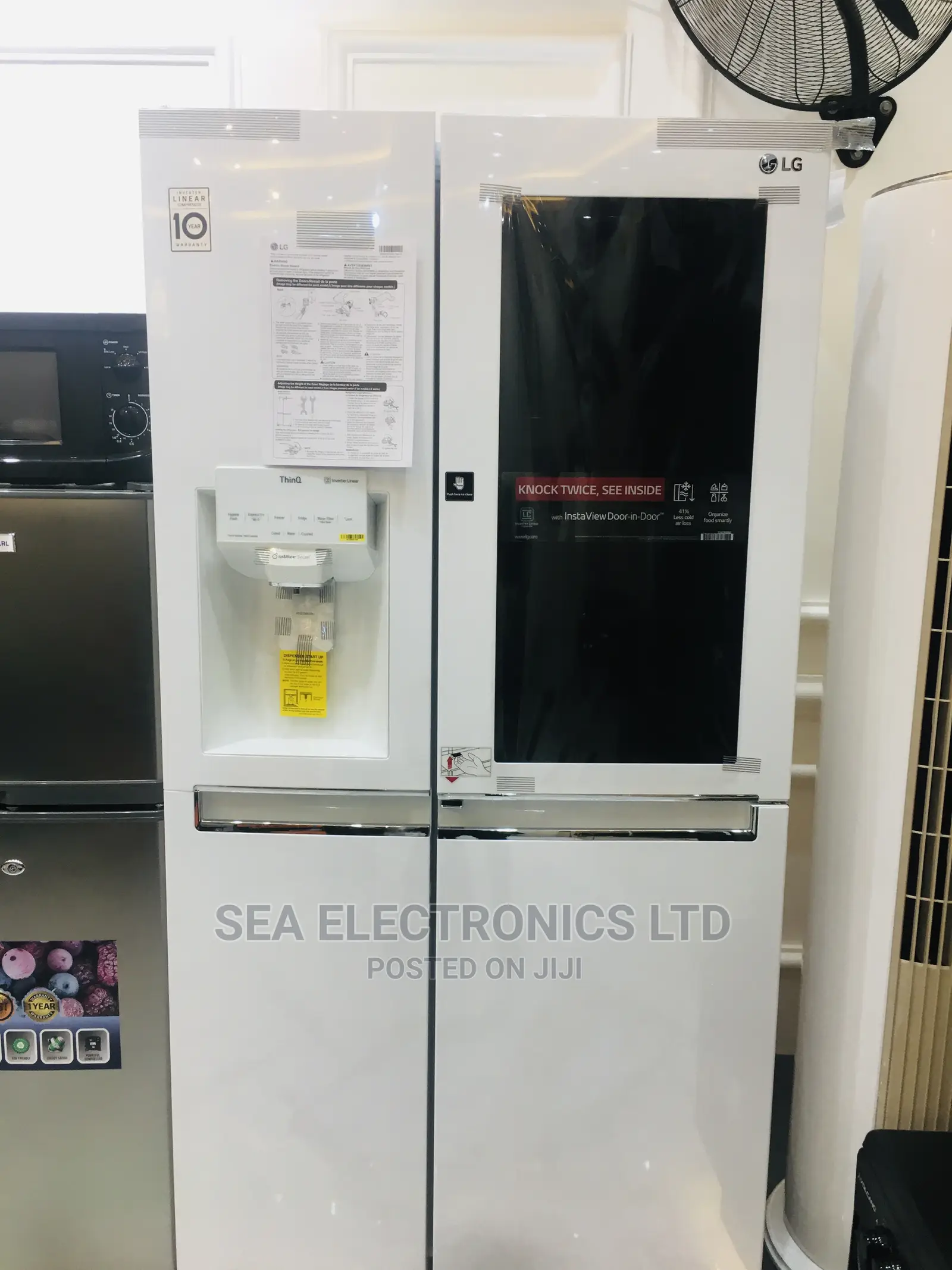 Brand New Lg 601 Litres Side by Side Door Instaview Fridge in Accra
