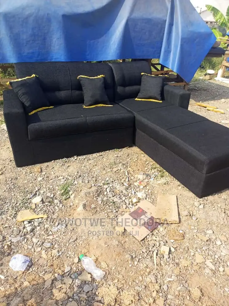 L Shaped Sofa( Payment After Delivery) in Nungua Furniture, Awotwe
