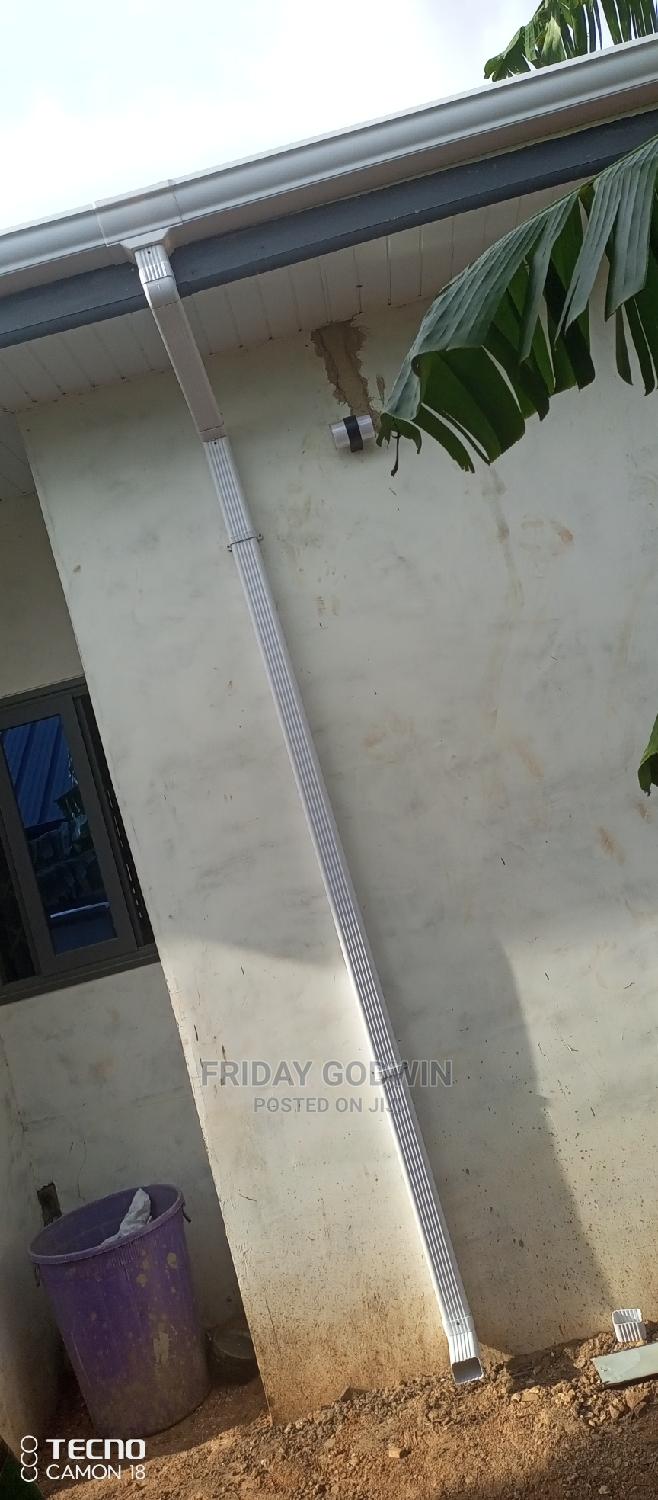 PVC Pipes Rain Gutters in Lapaz Building Materials, Friday Godwin