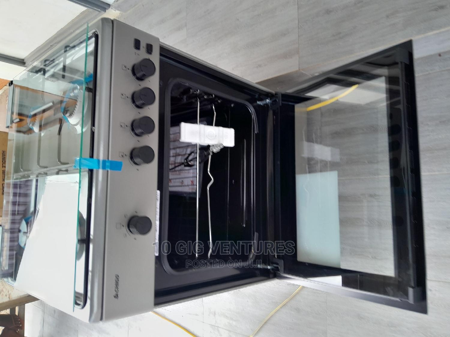 Chigo 4 Burner Gas Cooker 60×60 Oven and Grill in Adabraka Kitchen