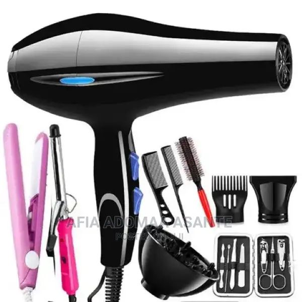 Hair Styling Set in Accra Metropolitan Hair Beauty, Afia Adomaa