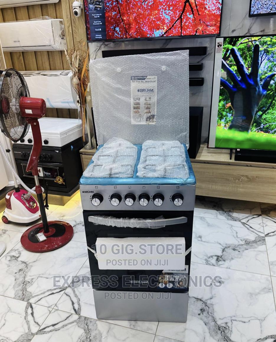 The Current Bruhm 4 Burner Gas Cooker Oven Grill (BGC5540) in Adabraka Kitchen Appliances