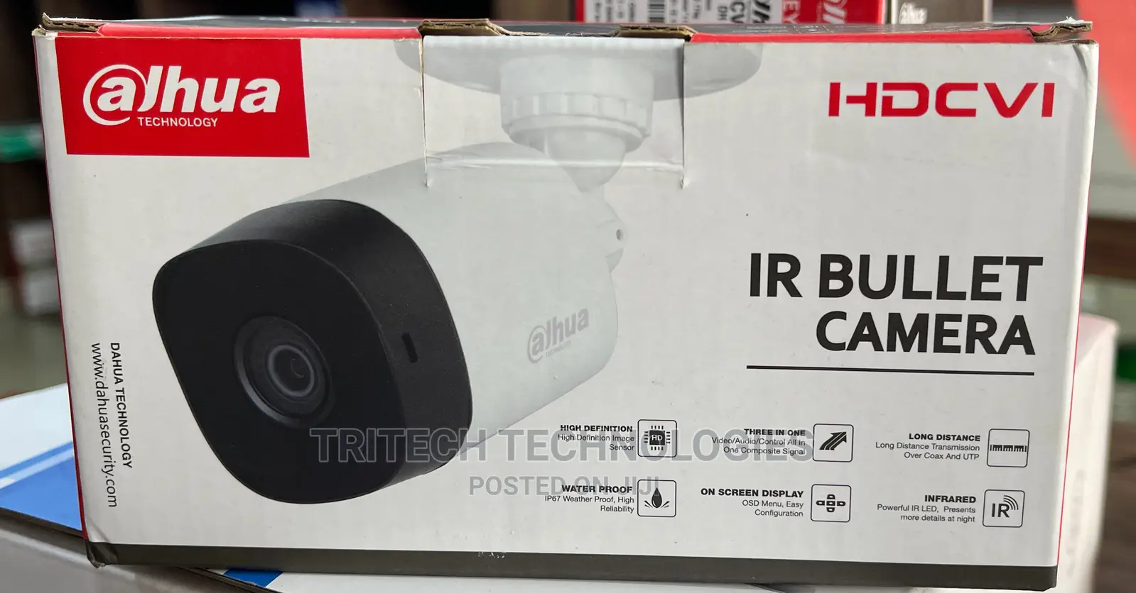 Dahua DhHacB1a21p 2mp Hdcvi IR Bullet Camera in Lapaz Security