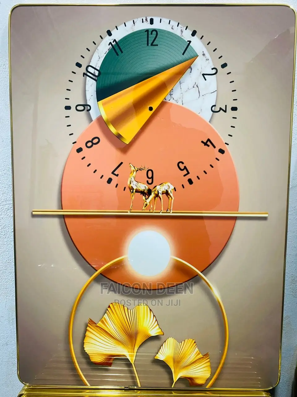 Luxurious Wall Paintings With Clocks (Also in Diff Colors in Accra