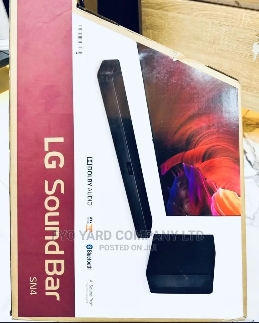 LG Soundbar SN4, 300 Watts Loud Bass Wireless Bluetooth. in Accra