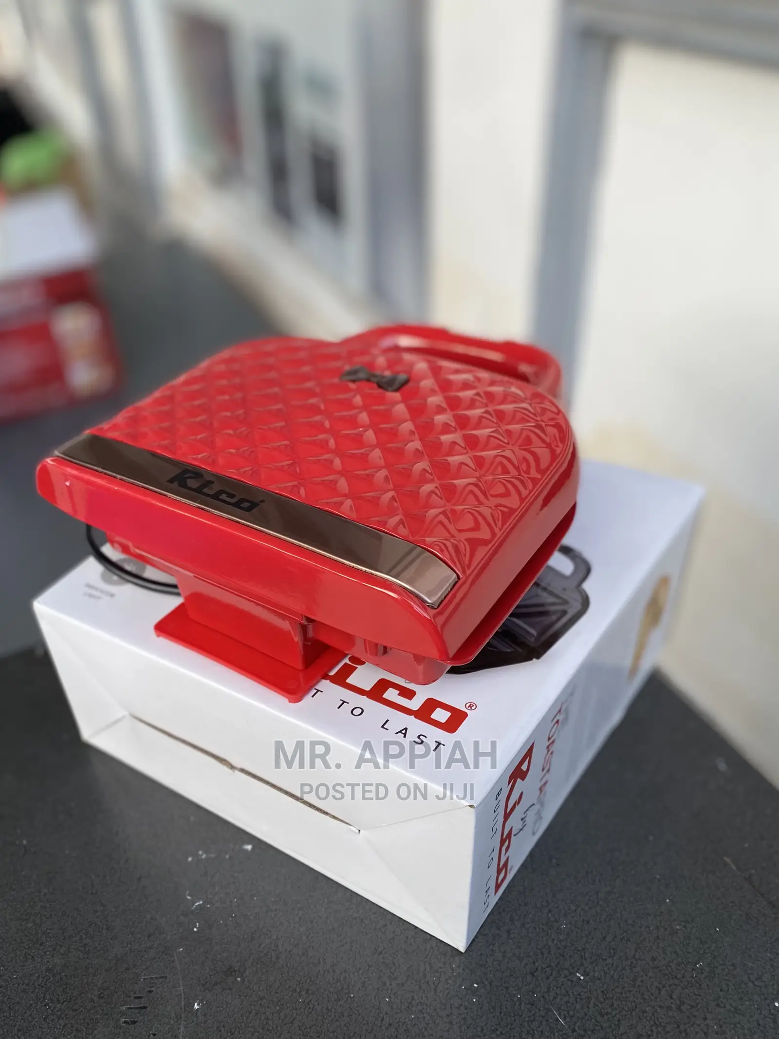 (Red)Original Rico 2 Slice Bread Toaster Available in Adabraka