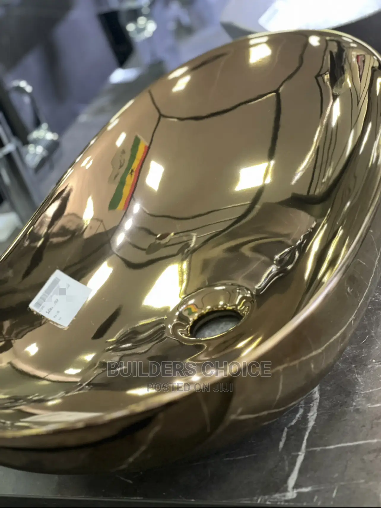 Counter Top Basin(Gold)5 in Accra Metropolitan Plumbing & Water