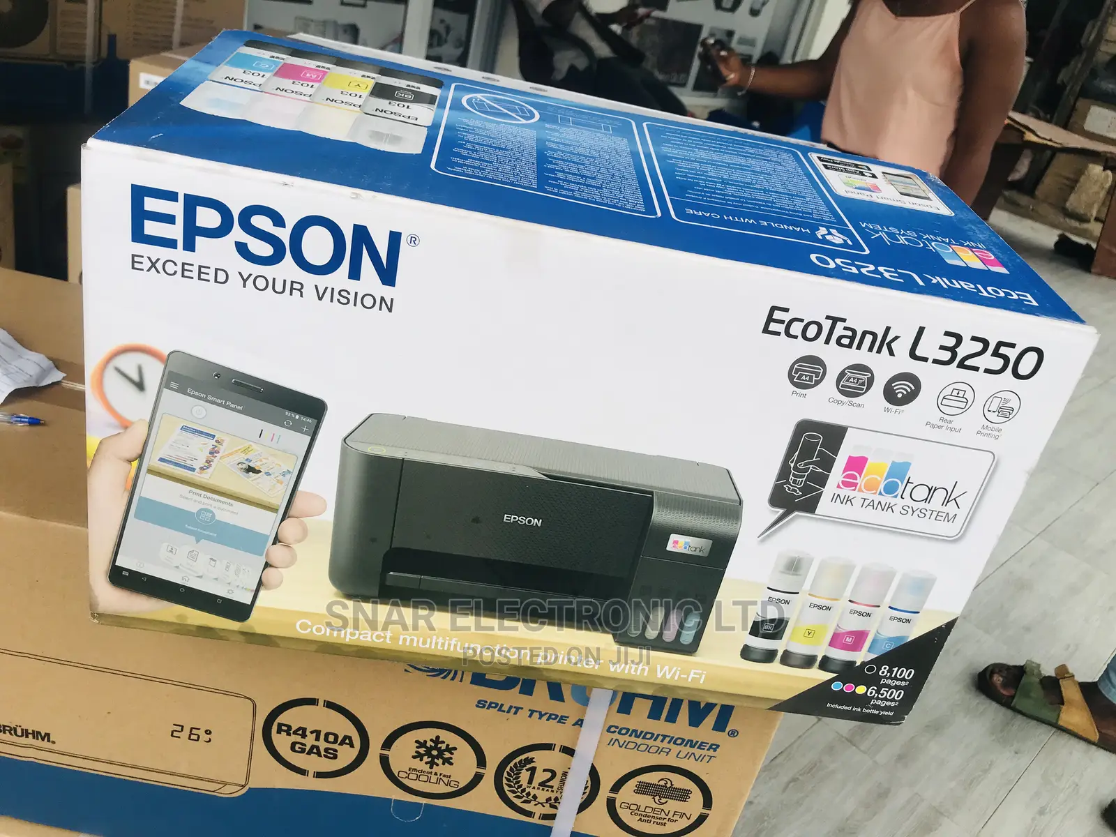 Quality Epson Ecotank L3250 Black WiFi AllinOne Ink Tank in Accra Metropolitan Printers