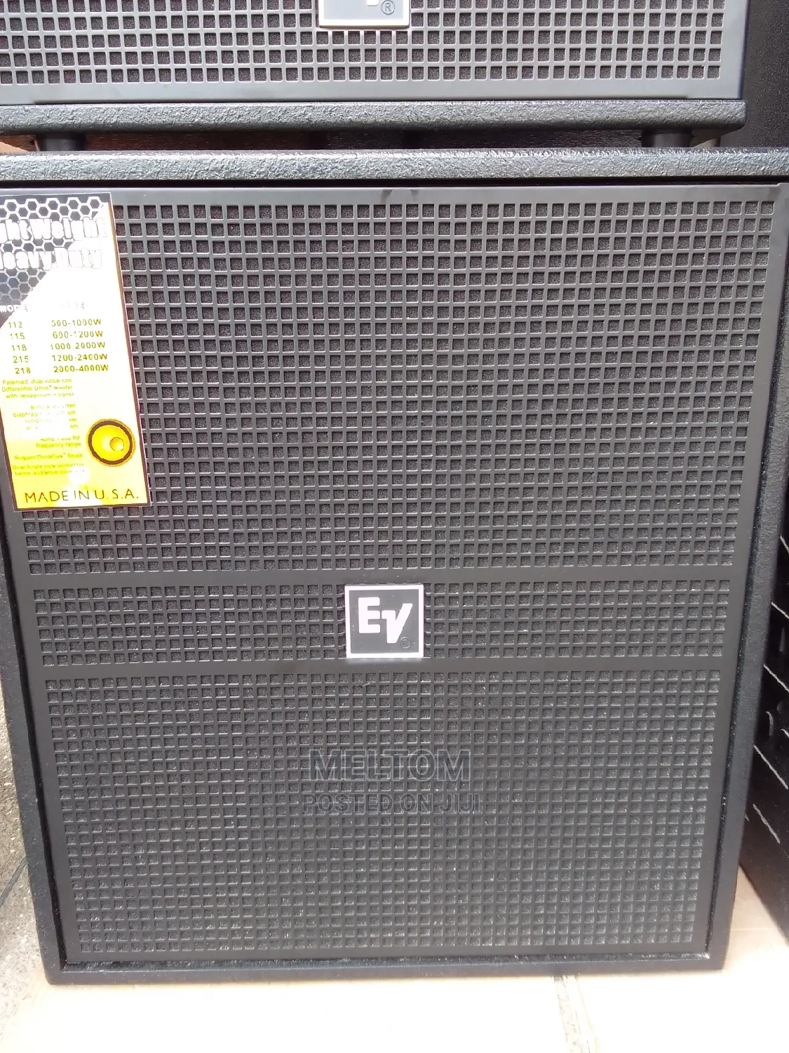 Ev 18INCHES Single Bass Speaker in Accra Metropolitan Audio & Music