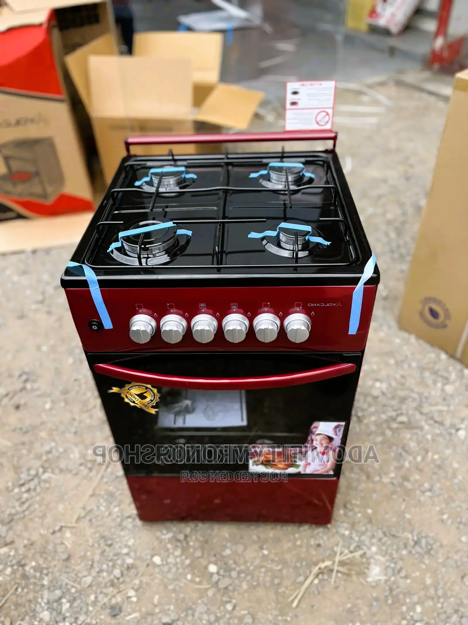 Exclusive Red Volcano Gas Cooker Guarantee in Accra Metropolitan