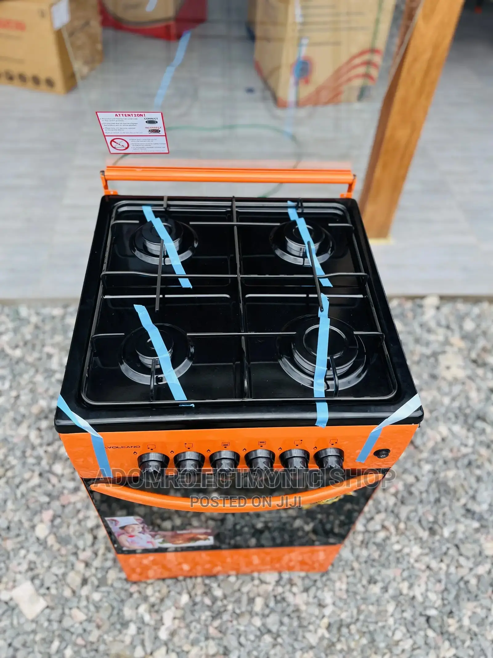 Gas Stove With 4 Burners Volcano Gas Cooker in Accra Metropolitan Kitchen Appliances