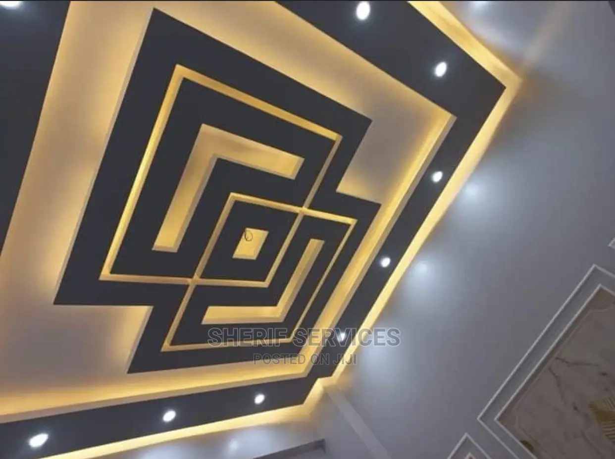 Pop Ceilings Designs Plasterboard Ceilings Andrail Painting in Kasoa
