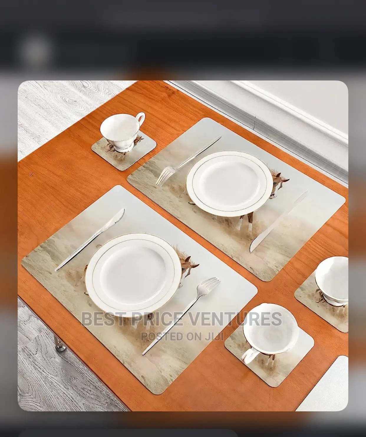 Luxurious Dinning Table Placement Mats (12 Pieces Set) in Accra