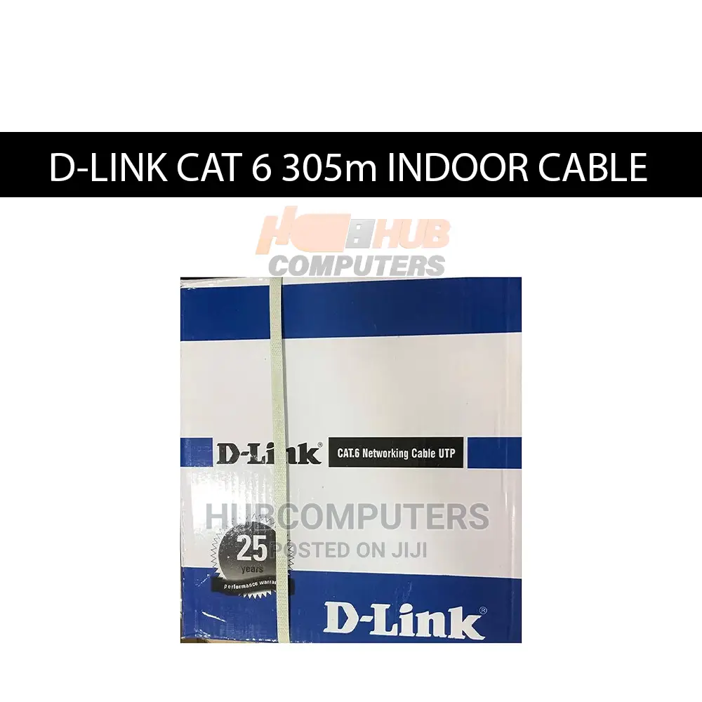 DLink Cat 6 305M Indoor Cable (Lan) in Madina Networking Products