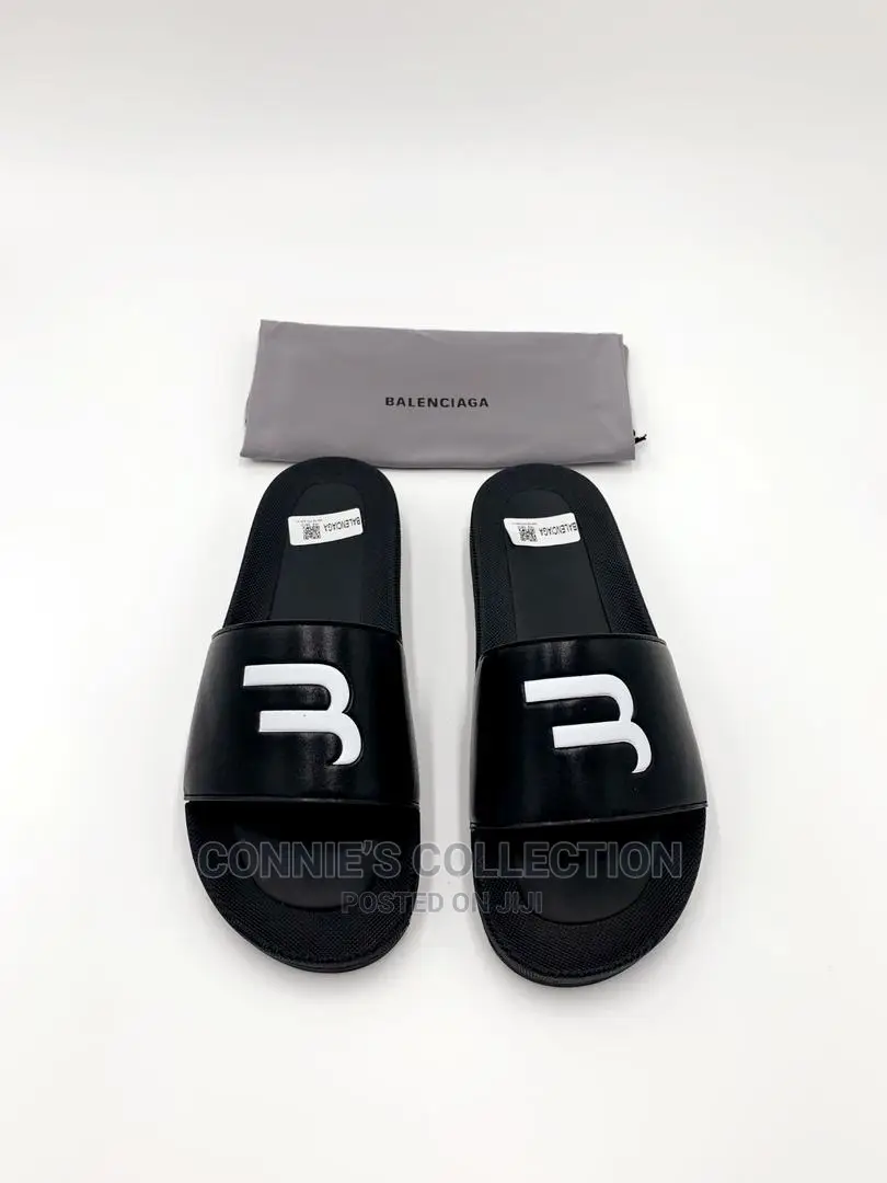 balenciaga slippers red
