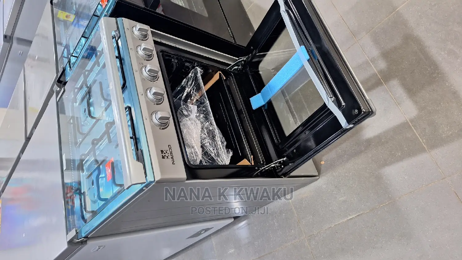 Silver_nasco 60mx60m Gas Cooker With Oven Grill in Accra Metropolitan Kitchen Appliances, Nana
