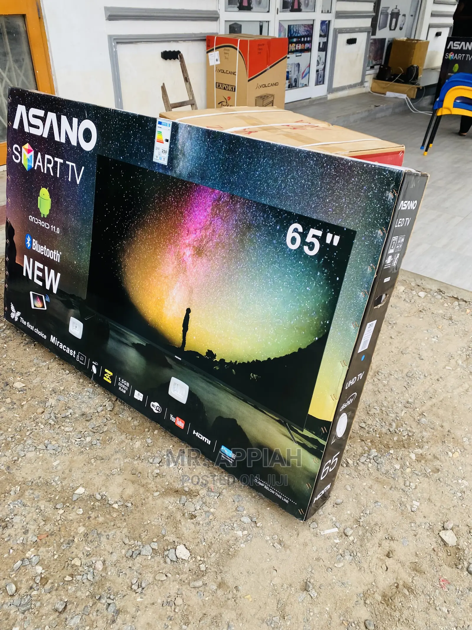Original Basic Black Asano 65 Inch UHD Satelite Tv in Adabraka - TV ...