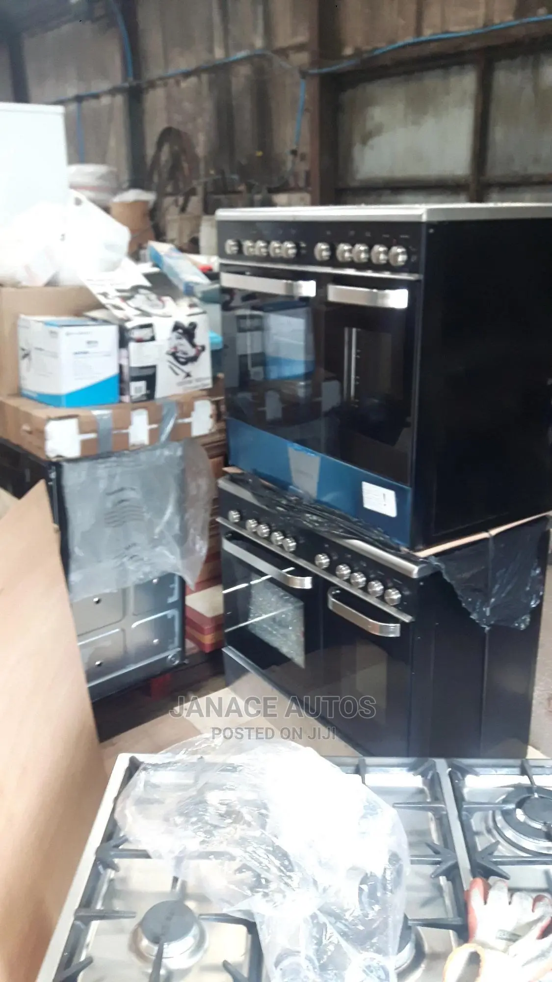 KENWOOD CK406 90cm Dual Fuel Range Cooker Black Oven in Accra