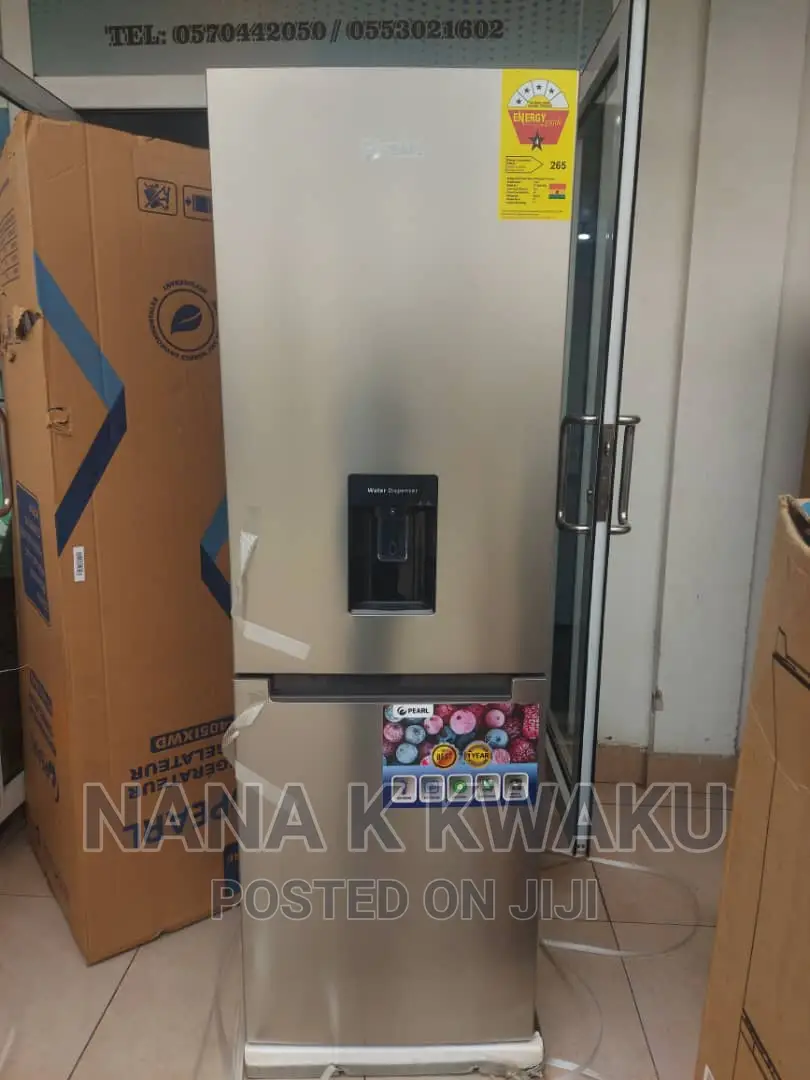 Quality_pearl Pf405 Double Door Fridge_bottom Freezer in Accra
