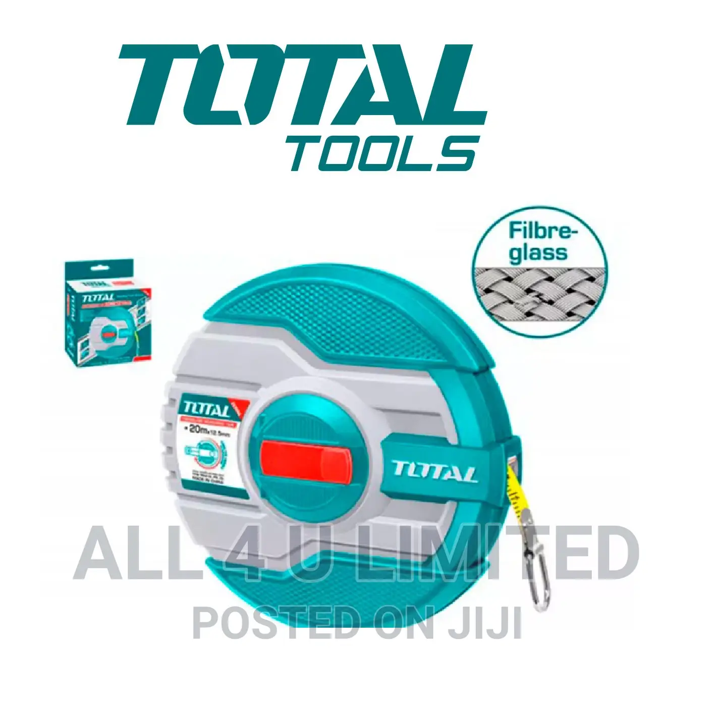 Fibred Glass Measuring Tape (TMTF13206) in Tema Metropolitan Hand Tools, All For U Limited