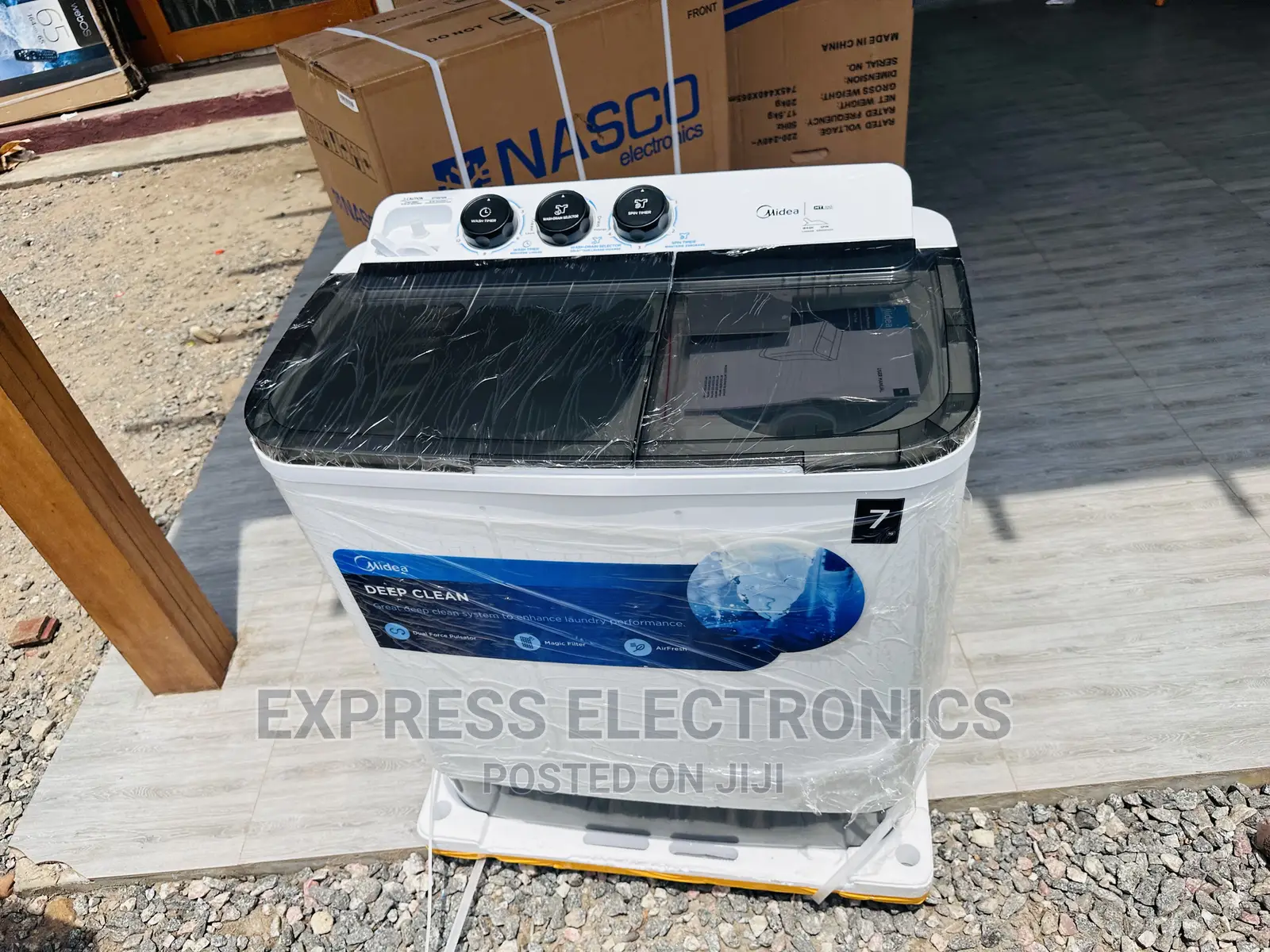 Wash and Dry Spin Washing Machine 7kg Midea Topload in Adabraka Home