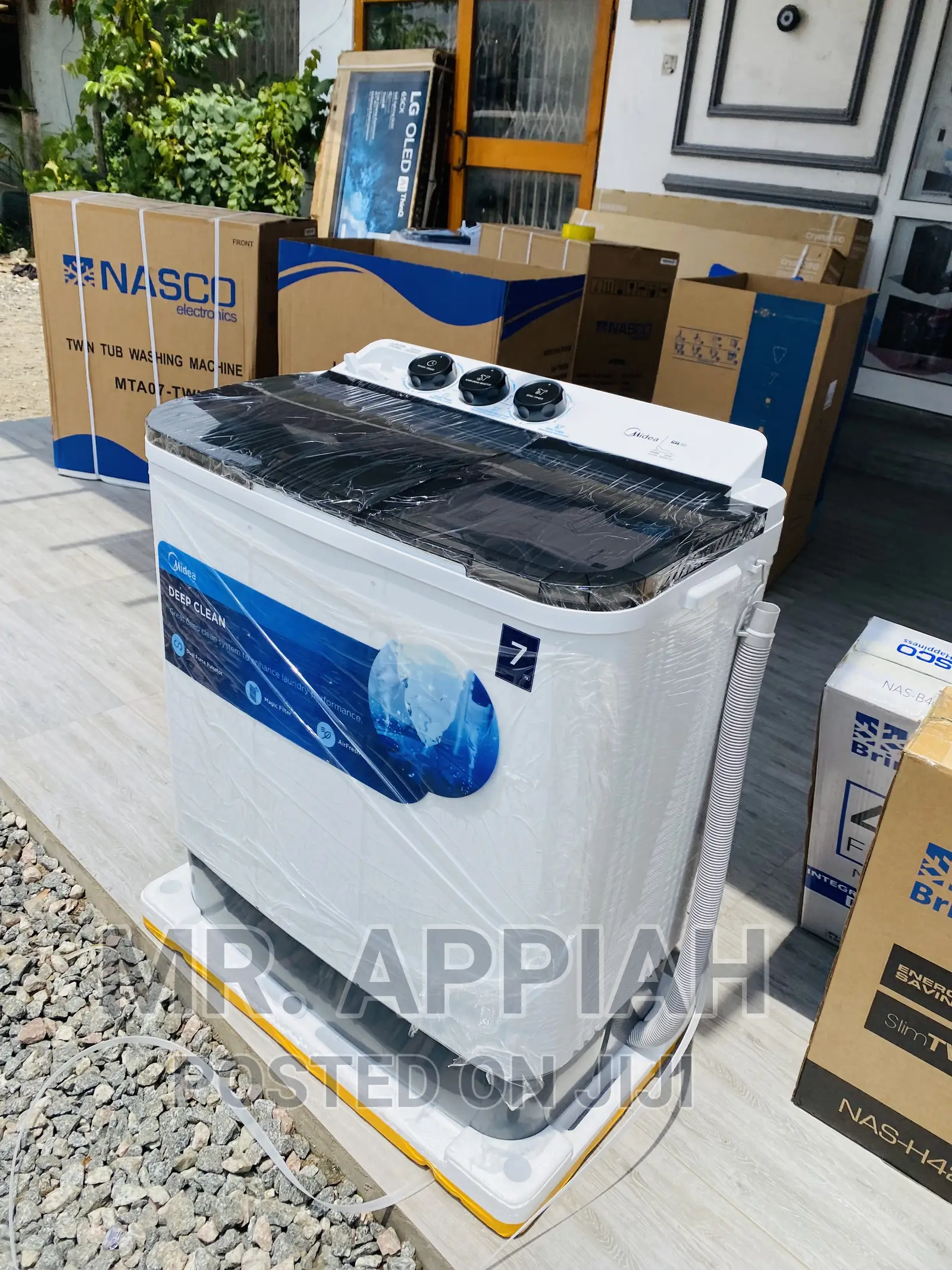 Affordable Midea 7kg Washing Machine(White)Top Load in Adabraka Home