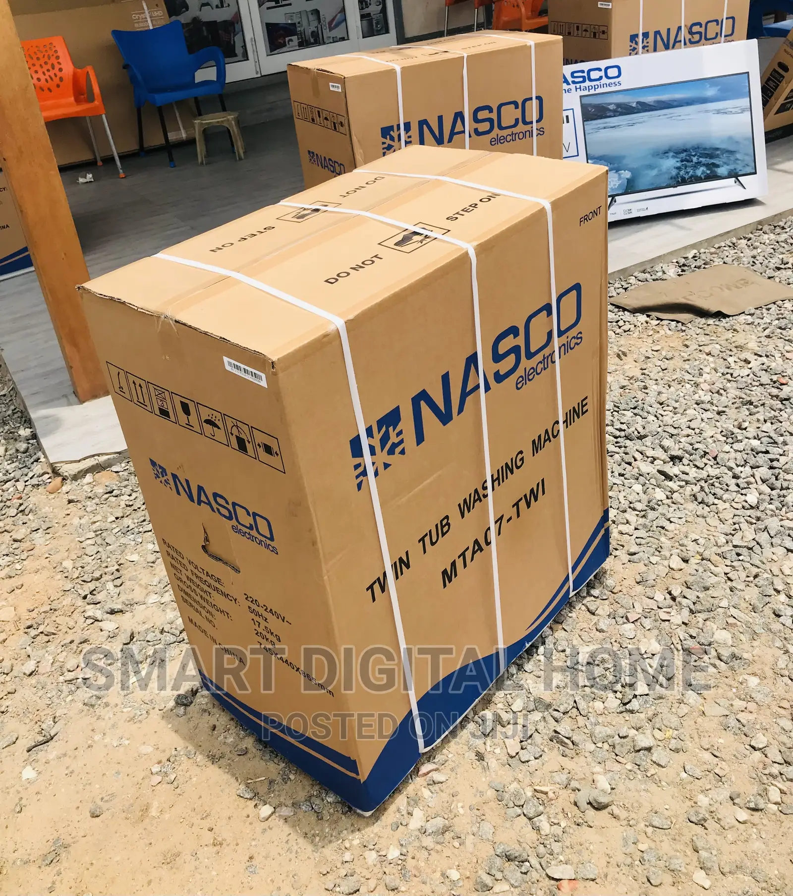 Nasco Low Noise WashingMachine 7KG in Adabraka Home Appliances