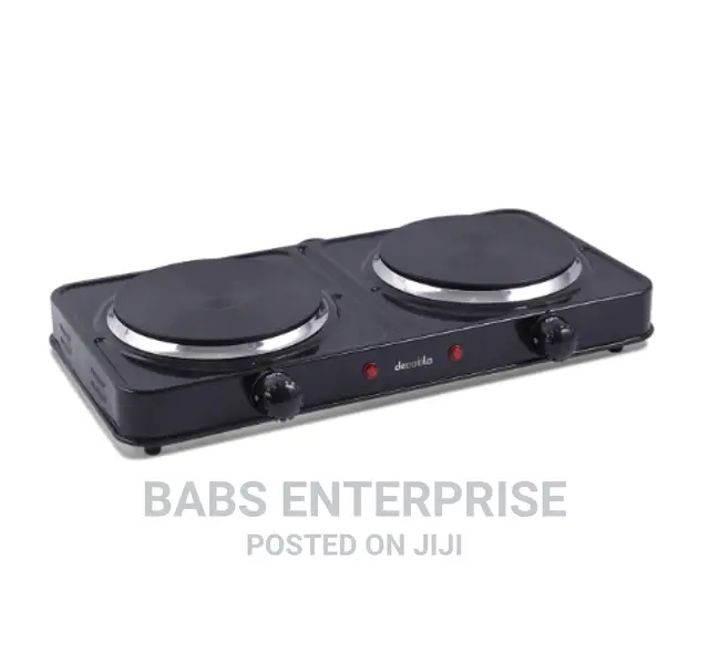 Decakila Double Hot Plate 2000W KECC005B in Accra Metropolitan