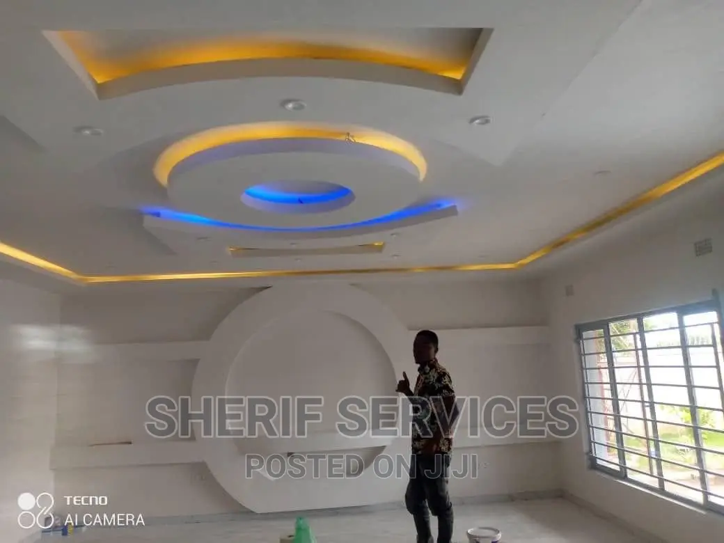Pop Ceilings Designs Plasterboard Ceilings Andrail Painting in Kasoa