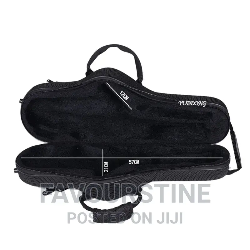 Padded Saxophone Bag and Sax Mic Clip Black in Ablekuma Musical