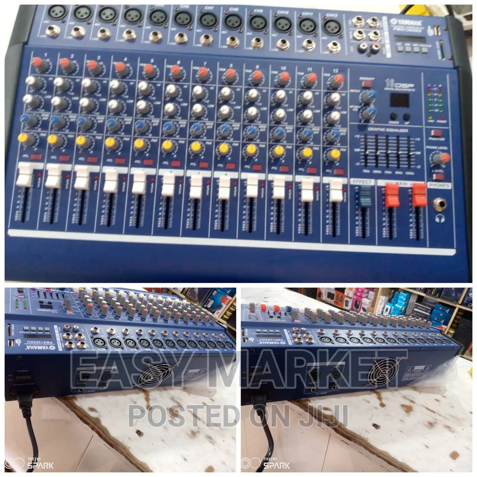 12 Channels Mixer With Amplifier Inside in Achimota Audio & Music