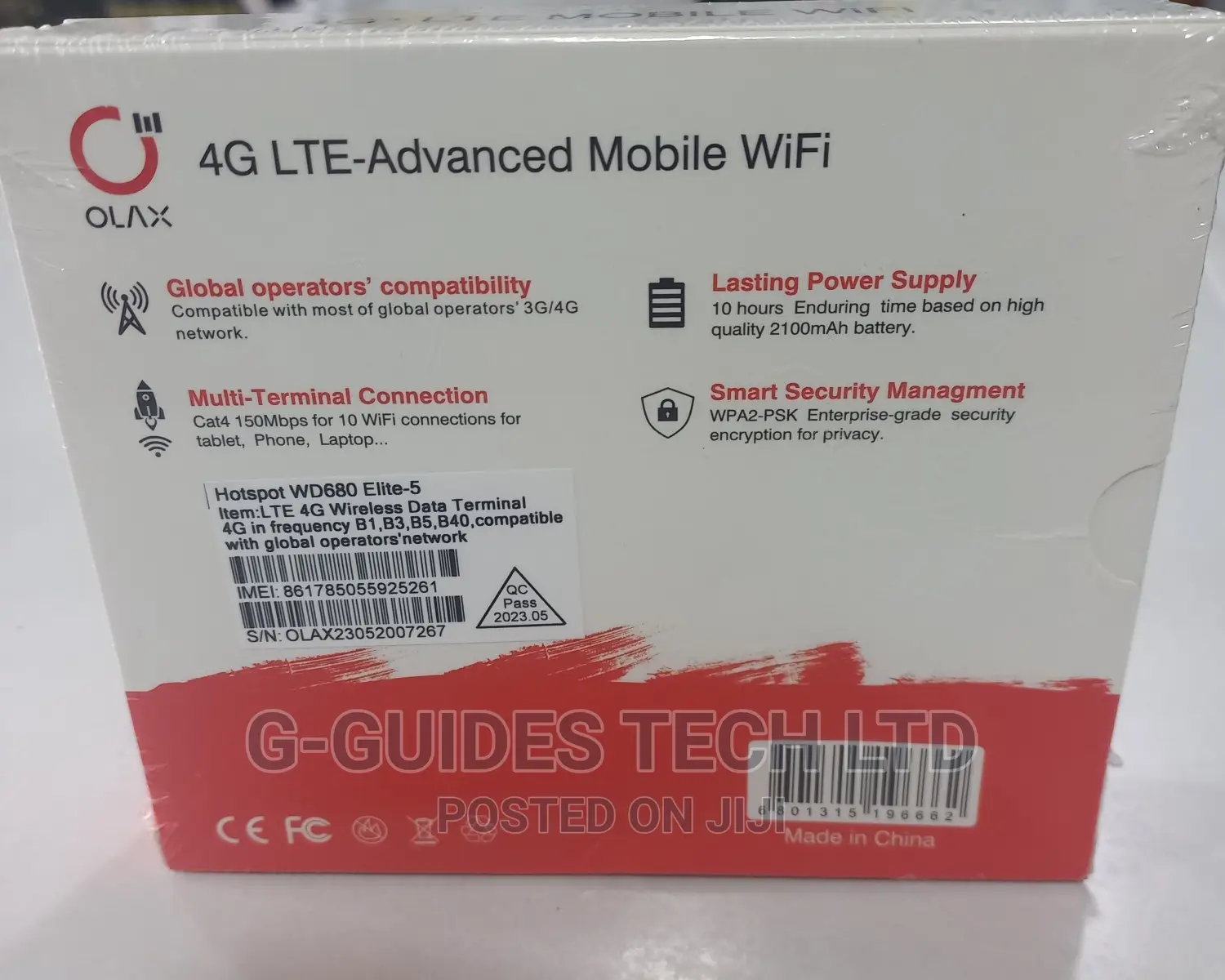 Olax 4G Lte-Advanced Mobile Wifi in Madina - Networking Products, G ...