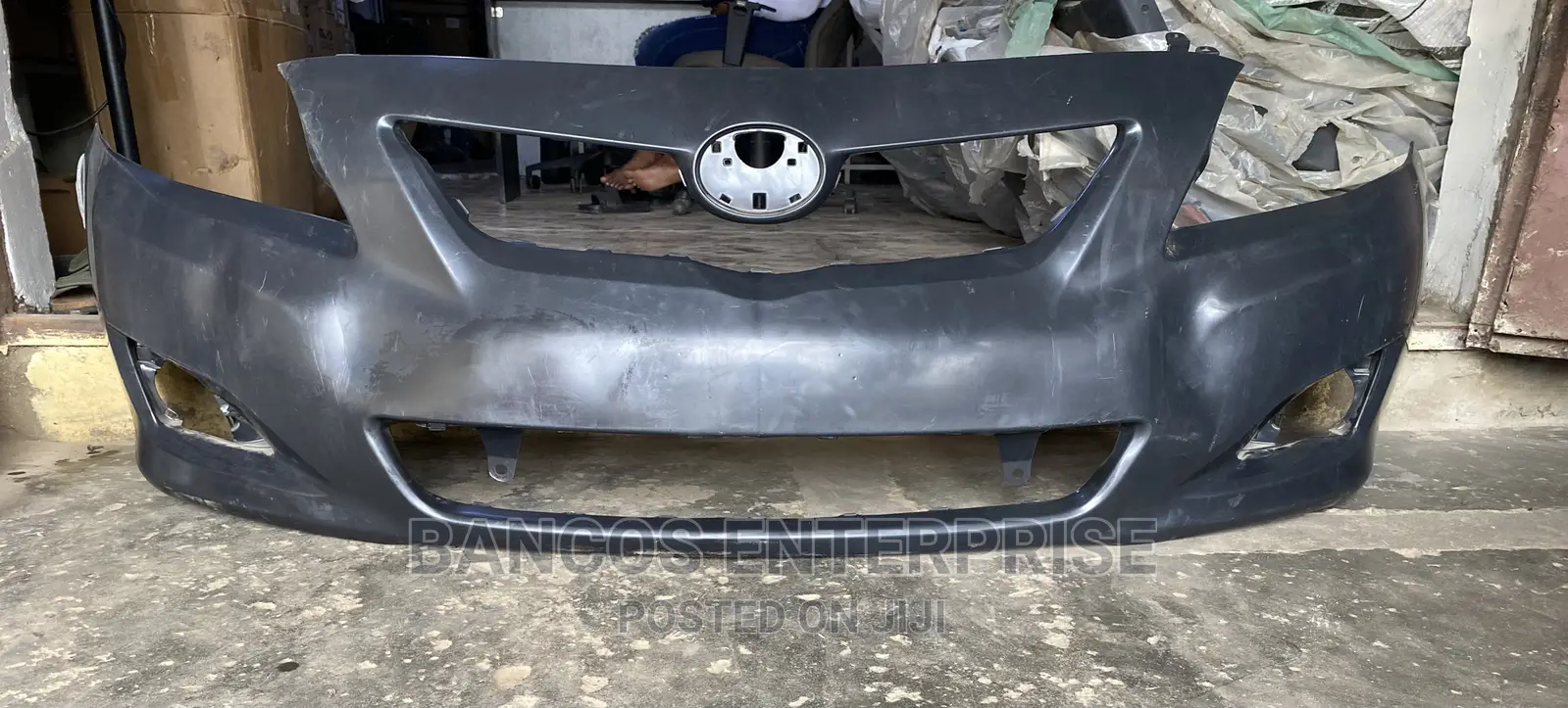 Front Lower Bumper Grille & Fog Light Covers For Toyota Corolla 2009-2010 – 1 Grille + 2 Covers, Black
