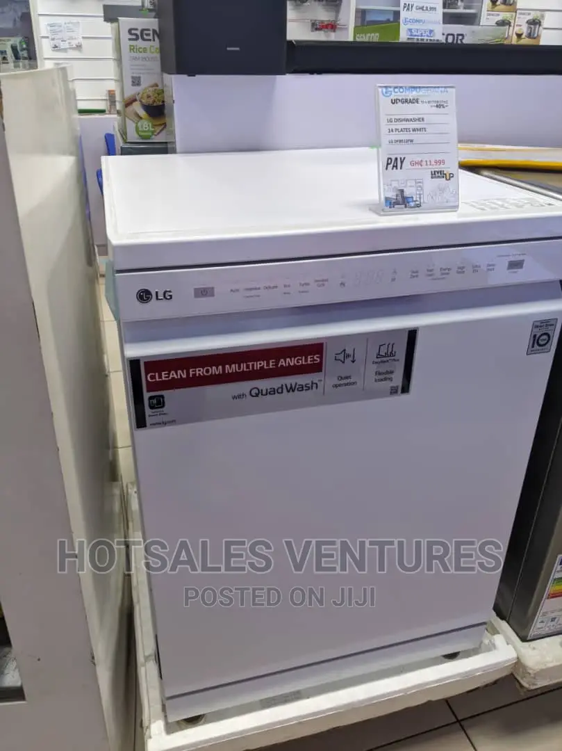 LG 14 Place Quadwash Dishwasher Easyrack White DFB512FW in Accra