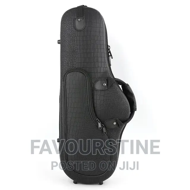 Padded Saxophone Bag and Sax Mic Clip Black in Ablekuma Musical