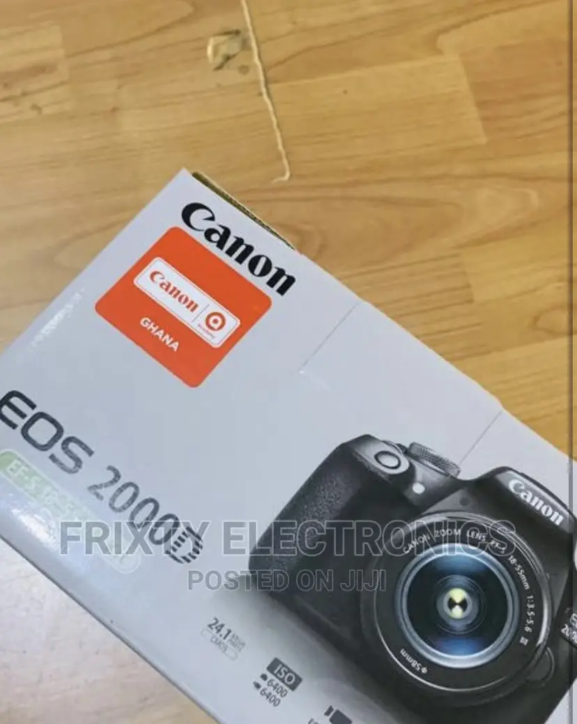 Awesome Canon 2000d DSLR Camera 1855mm III Kit in Accra Metropolitan