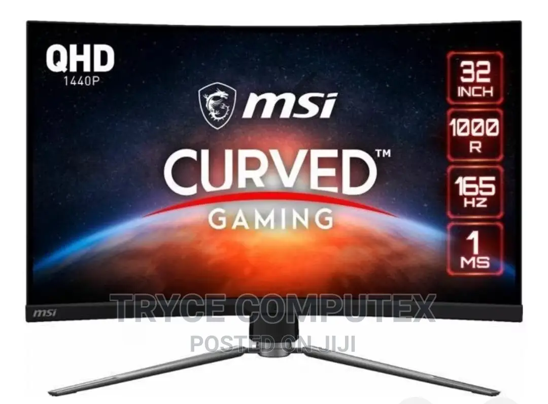 MSI 32 Inch Curved 165hz Monitor in Accra Metropolitan Computer