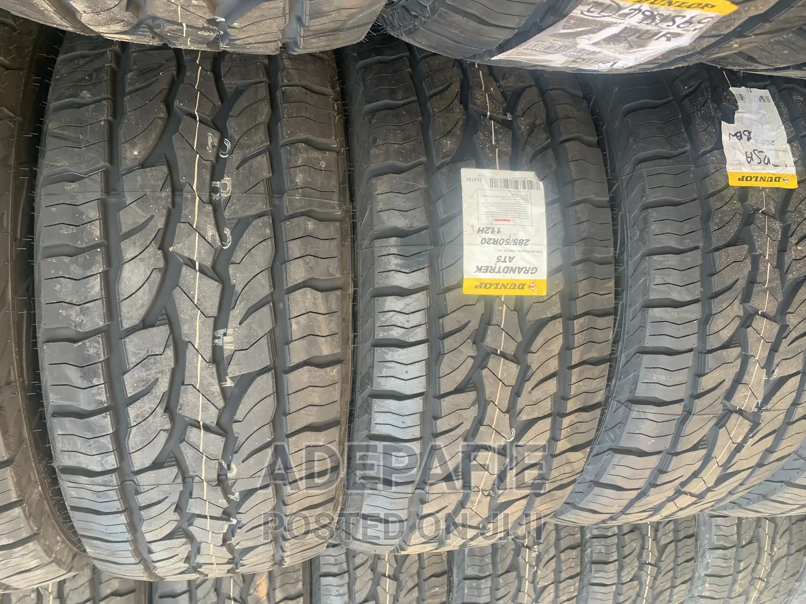 285/50 R 20 Dunlop Tires, Manufactured 2023 in Abossey Okai Vehicle