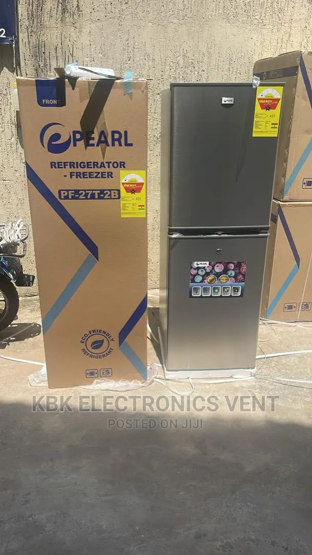 Pearl Fridge 215ltr Double Door Refrigerator in Achimota Kitchen