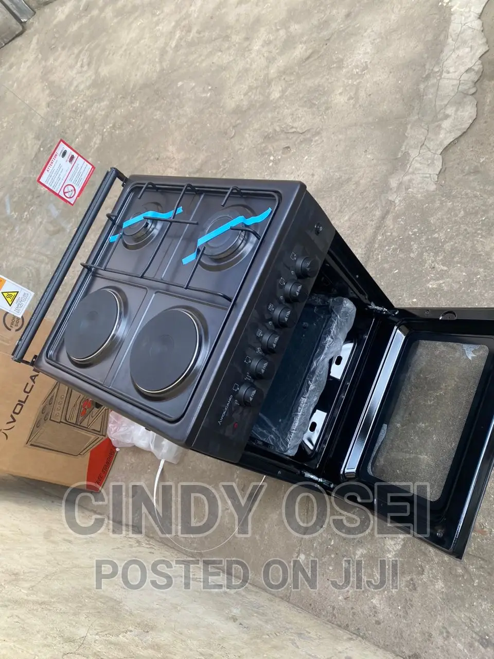 New 2gas 2electric Volcano Gas Cooker With Oven Grill in Adabraka Kitchen Appliances, Cindy