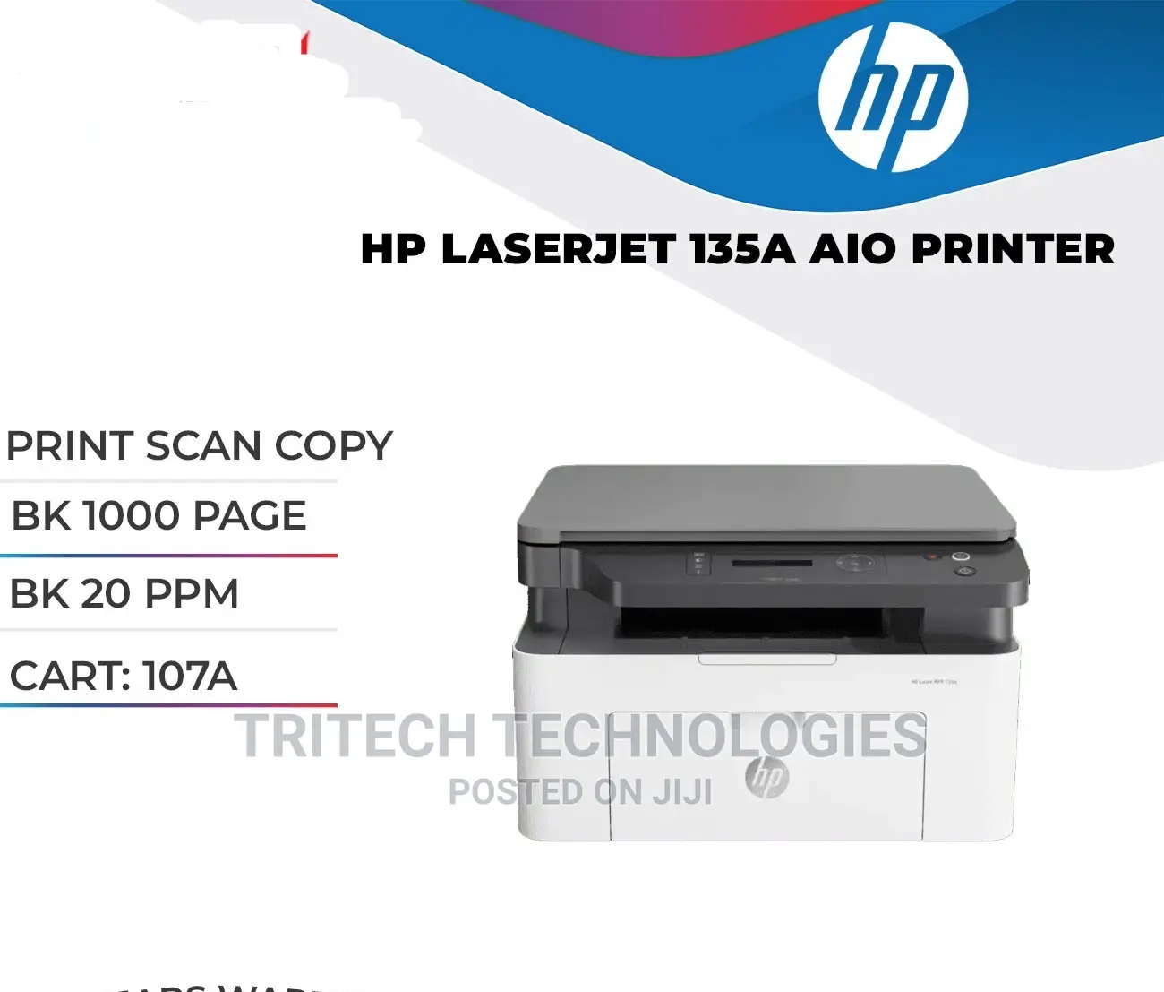 HP Laser MFP 135a (4ZB82A) Printer in Lapaz Printers & Scanners