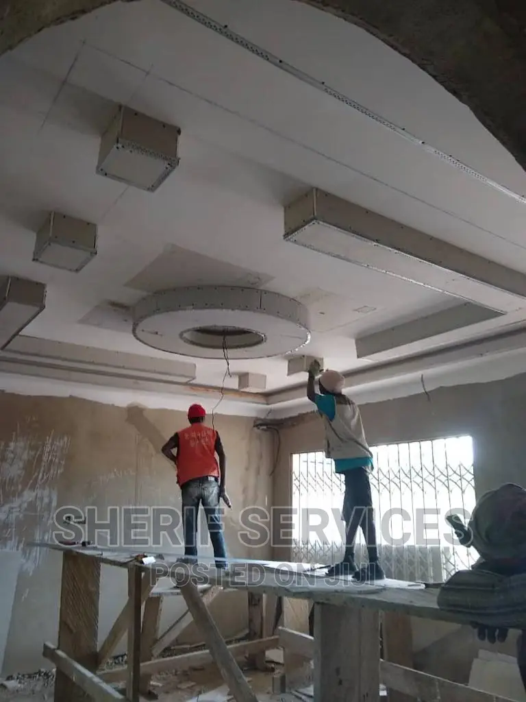 Pop Ceilings Designs Plasterboard Ceilings Andrail Painting in Kasoa