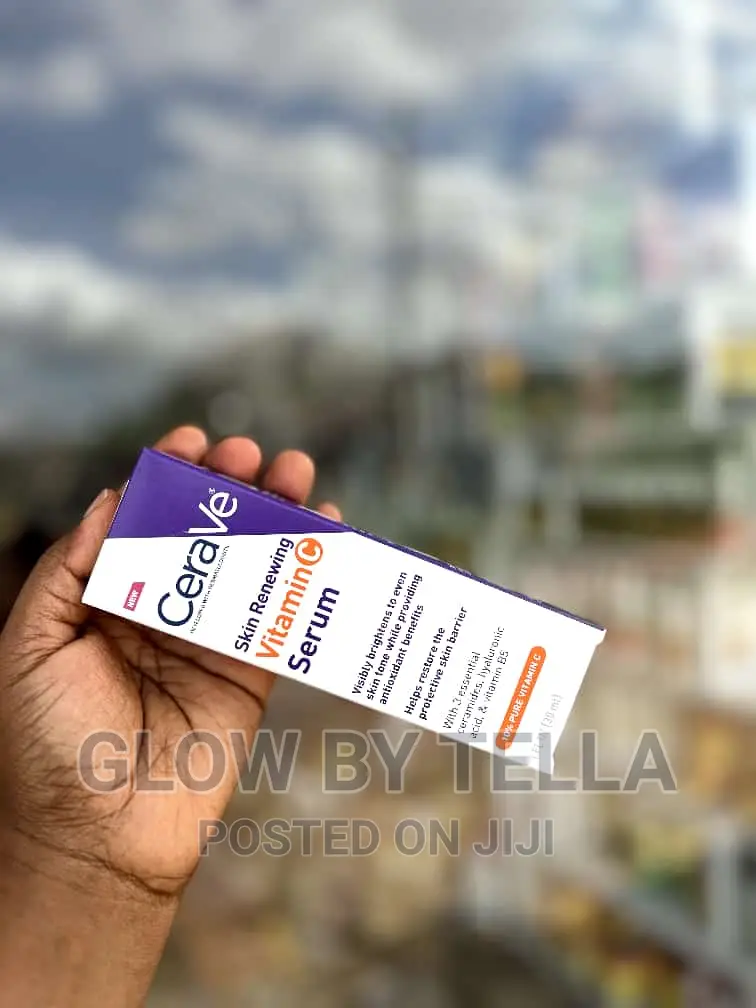 Cerave Skin Renewing Vitamin C Serum in Accra Metropolitan Skincare, Glow Bytella