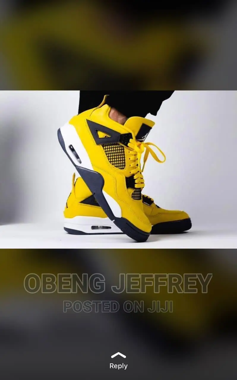 mens yellow and black jordans