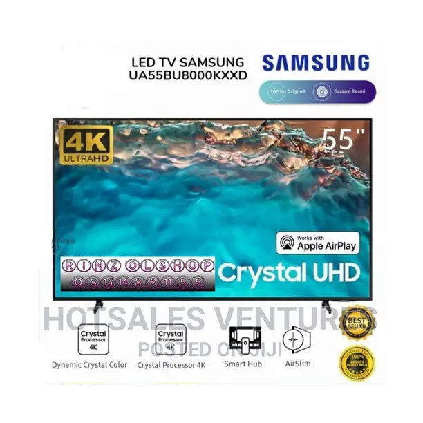 55 Inch Samsung 2022 Smart UHD TV in Accra Metropolitan TV & DVD