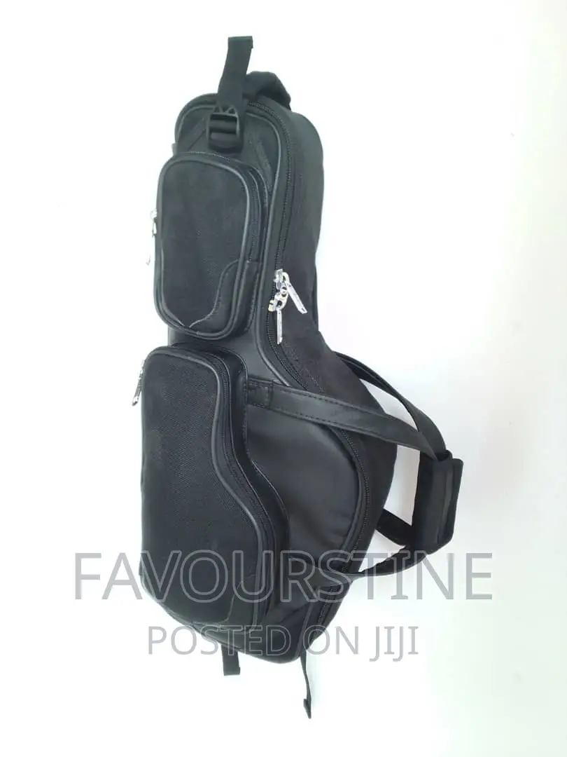 Padded Saxophone Bag and Sax Mic Clip Black in Ablekuma Musical